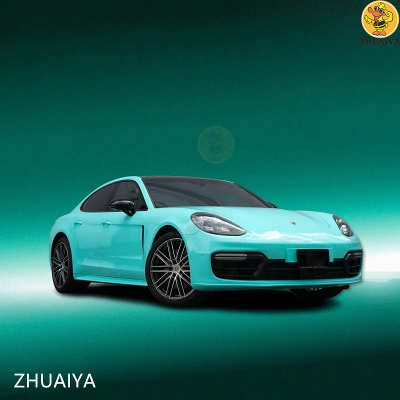

Суперглянцевая виниловая пленка ZHUAIYA Tiffany Blue, обмотка для автомобиля, легко устанавливается, X 18 м
