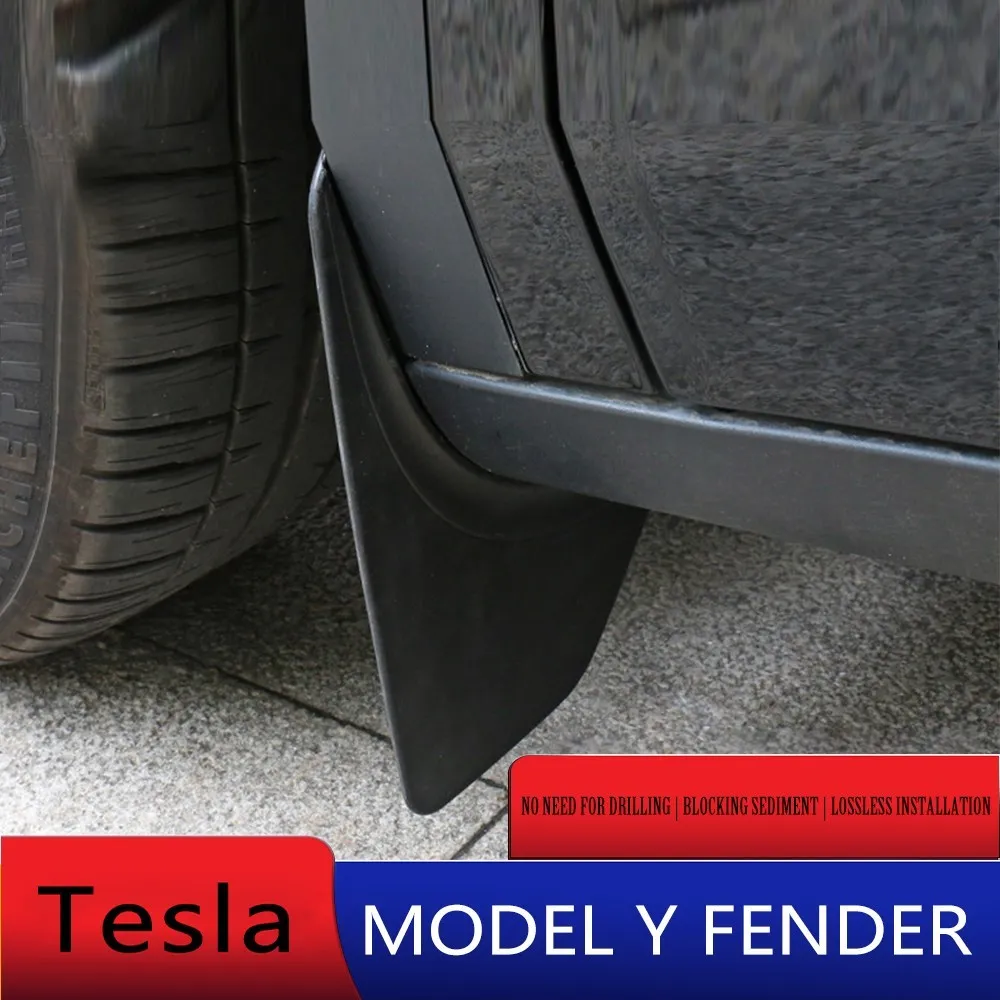 

Брызговик брызговик, аксессуары для оригинальной модели Tesla, новинка 2022 2021 4 шт.