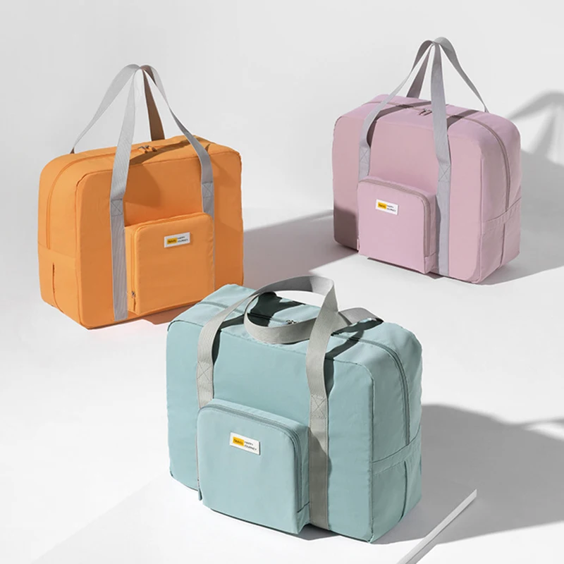 

Women Travel Storage Bags Large Capacity Folding Waterproof Travel Bag Men Foldable Handbag Expansion Luggage Cubes Organizer