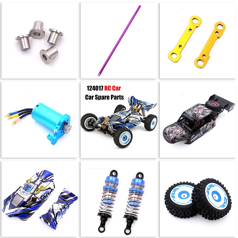 

WLtoys 124016 124017 1/12 RC Car Original Spare Parts Brushless Motor Receiver ESC Swing Arm Differential Gearbox Tire Assembly