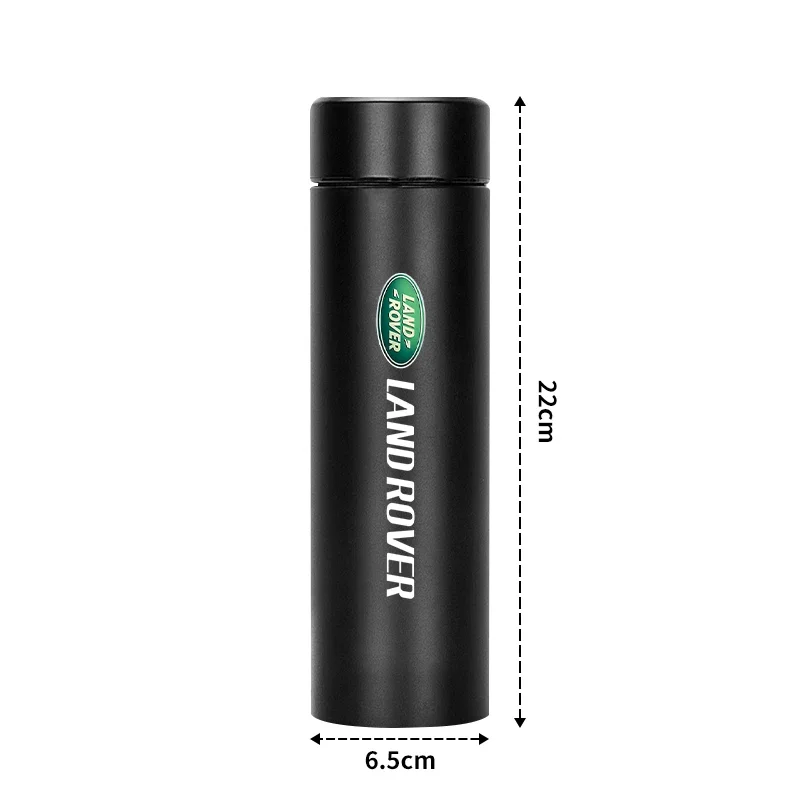 Автомобильный логотип умный дисплей температуры чашка для воды из нержавеющей