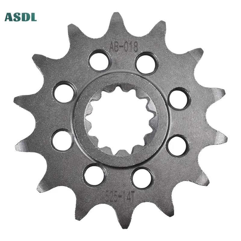 Передняя и задняя звездочка мотоцикла 525 43T 14T карбюрированная сталь для Benelli 500
