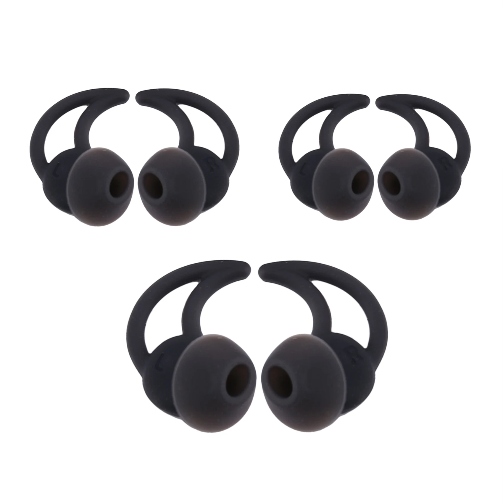 

Replace Noise Isolation Ears with Extract Layer Comfort Ears for Ear Tips Qc20 Qc20I QC30 Soundsport Sie2 Sie2 IE2 Ie3 Black