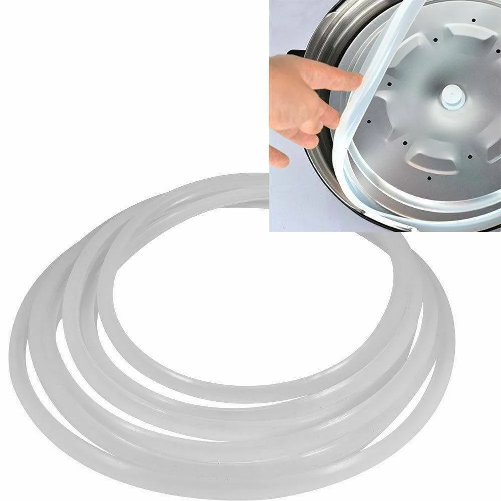 

1PC 22-32cm Pressure Cooker Sealing Ring Replacement Clear Silicone Rubber Gasket Home Pressure Cooker Seal Ring