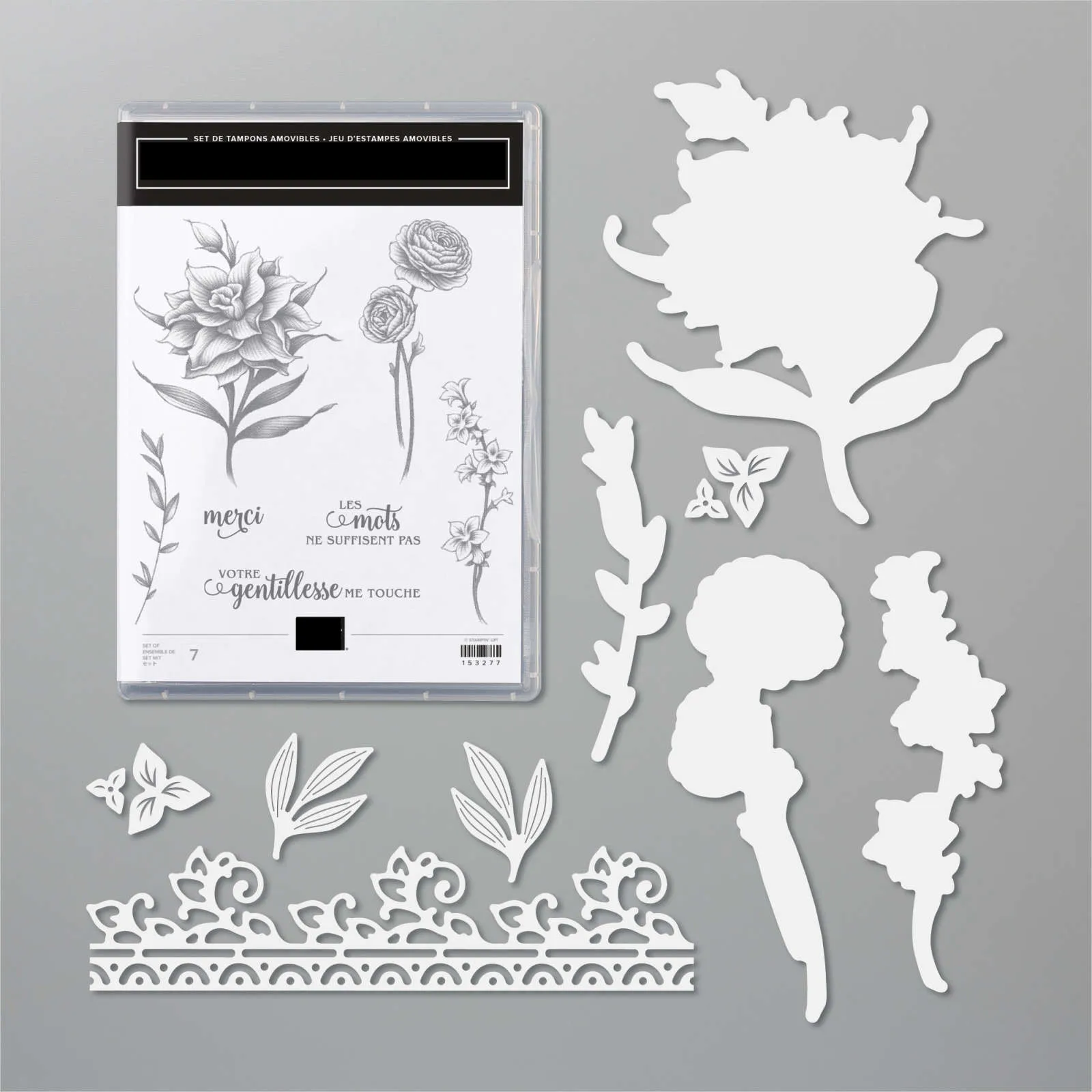 

Rose Flower Silicone Stamp and Metal Cutting Dies for DIY Scrapbooking Stencil Photo Album Craft Paper Card Template Handcraft