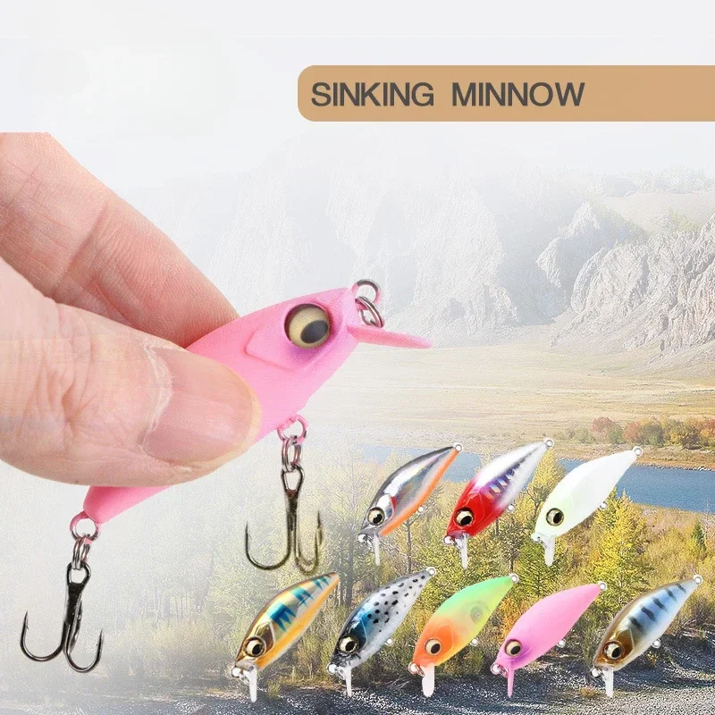 5g 5 см мини-кренкбейты в виде гольяна приманка для рыбной ловли пресной воде