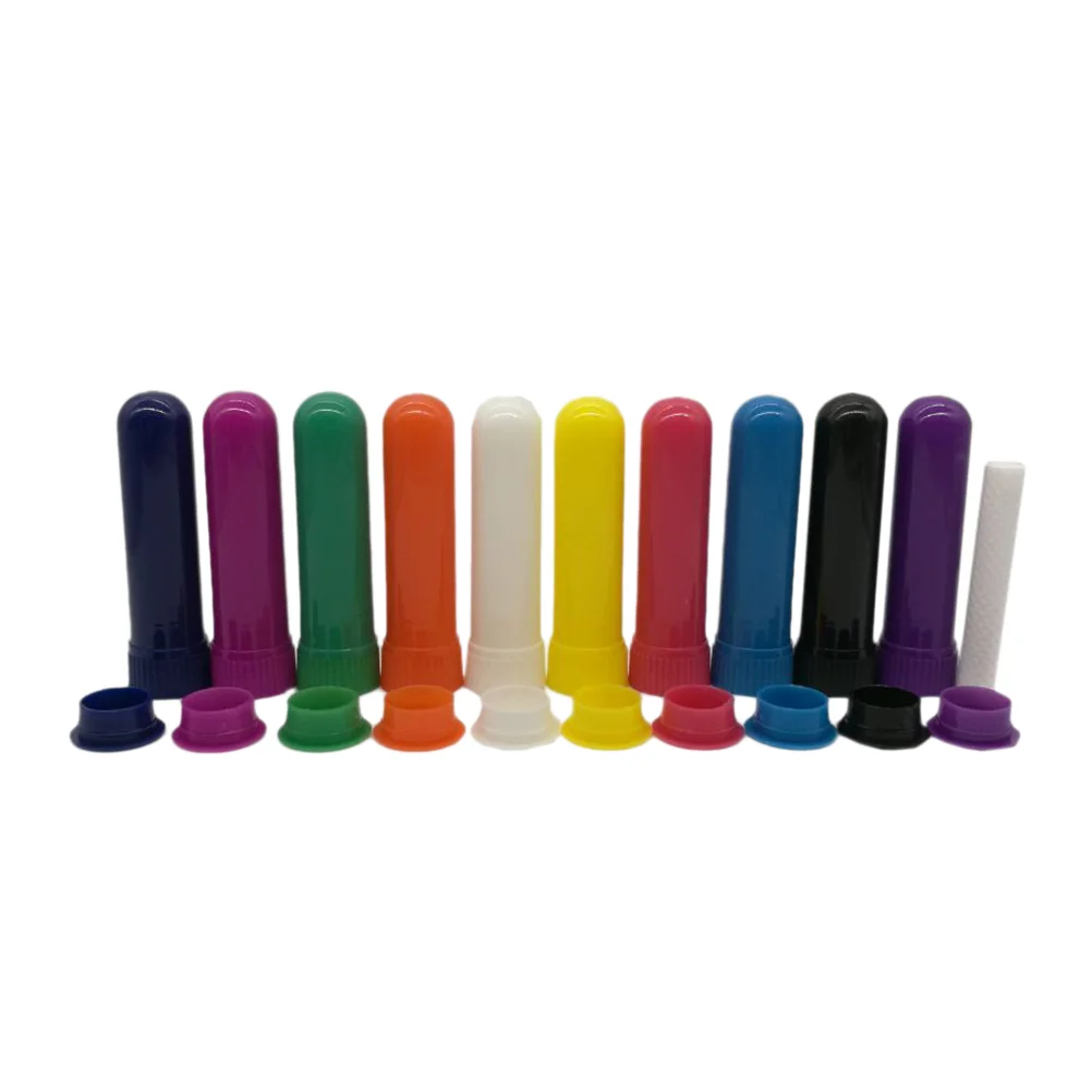 

12 комплектов, пустые разноцветные пустые трубки для ароматерапии