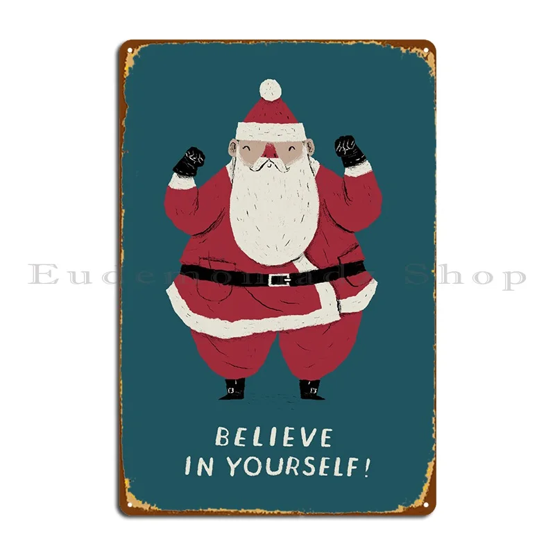 

Поверьте себе! Металлический знак, таблички для паба, гаража, печать на барах, дизайнерский оловянный плакат