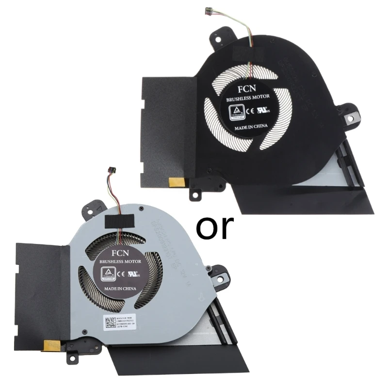 Вентилятор для процессора GPU вентилятор для охлаждения ноутбука постоянного тока 12 В 1 а 4-контактный 4-проводной радиатор для ноутбука ROG Zephyrus S GX502 LWS GX502GW Прямая поставка