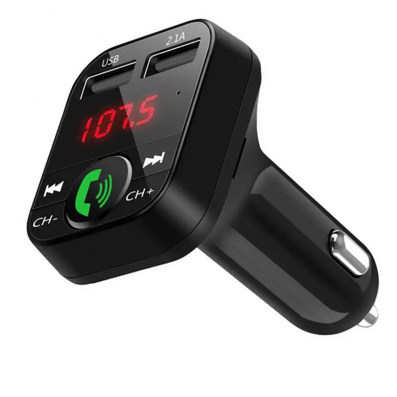 

B2 Wireless Dual USB Car Charger Car FM Transmitter Radio Adapter Bluetooth Mp3 Player Support Handsfree Call Auto Fast Charging