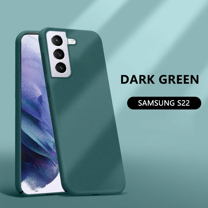 for samsung s22 ultra s21 fe s20 plus a52 a52s a53 5g note 20 ultra matte ultra thin slim hard shockproof phone case cover capa free global shipping