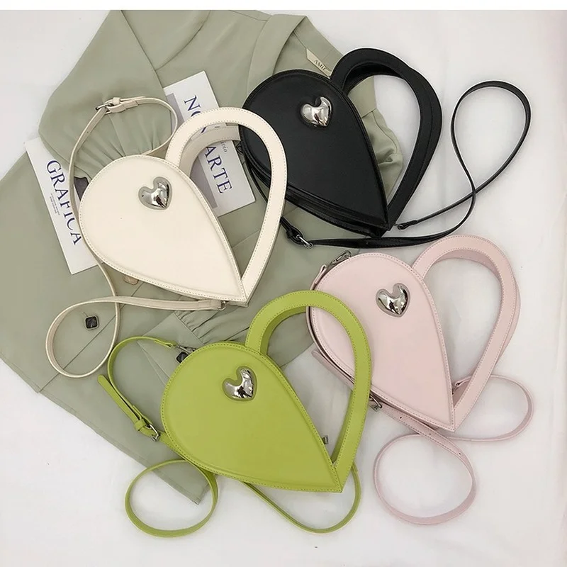Wild Popularity Handbags Heart Shape Creative Women's Bag 2022 Trend Advanced New Summer Women's Bag Fashion Messenger Bag  A03