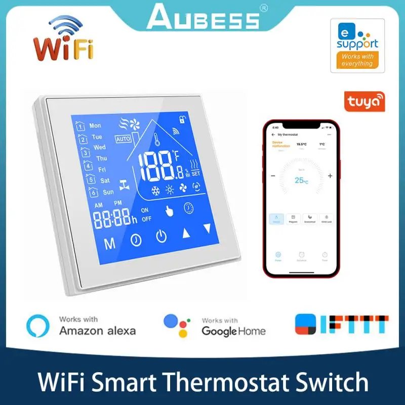 

Умный нагреватель газовой воды Tuya с Wi-Fi и контроллером температуры пола