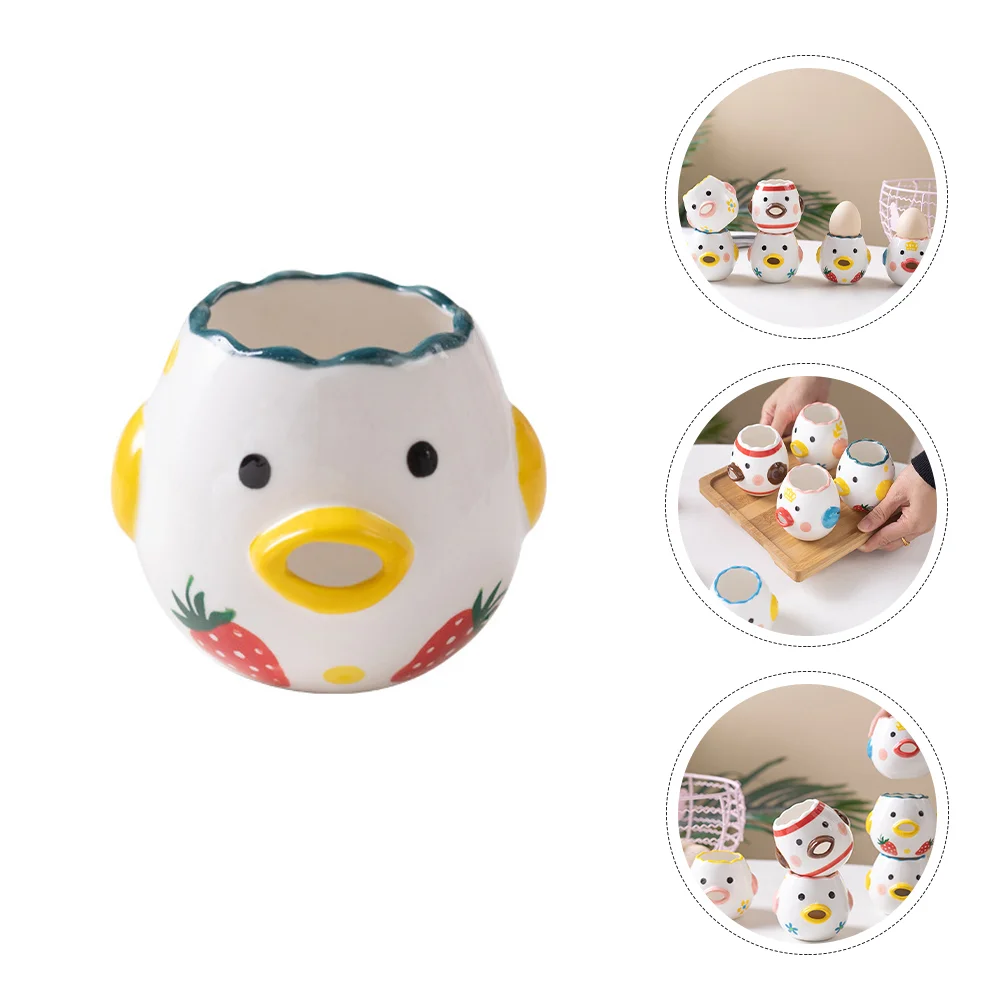 

Egg Separator Yolk Kitchen White Filter Tool Separation Ceramic Divider Chicken Splitter Porcelain Sieve Cooking Strainer Shaped