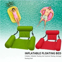 swimming pool float inflatable floating mat water mattresses hammock pool lounger chair water sports inflatable toys for pool