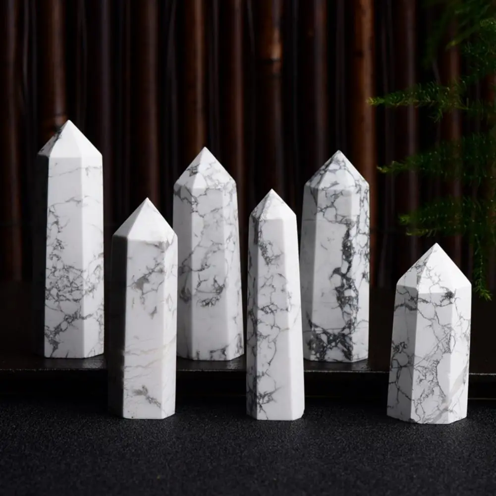 

Energy Stone Convenient Hexagonal Column Gift Decorative Ore Stone Small Natural Stone