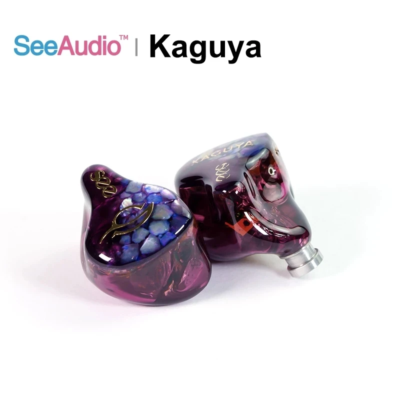 

Наушники-вкладыши SeeAudio Kaguya, 4BA + 4EST, электростатические Hi-Fi наушники-вкладыши ручной работы, IEM, из смолы, ACG, Спортивная гарнитура с тройным вокалом и музыкой