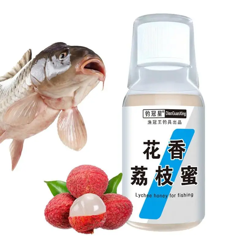 

Fish Scent Attractant Fishing Liquid Bait With Lychee Honey Fish Smell Bait Food Enhancer For Silver Carp Bighead Carp Carp