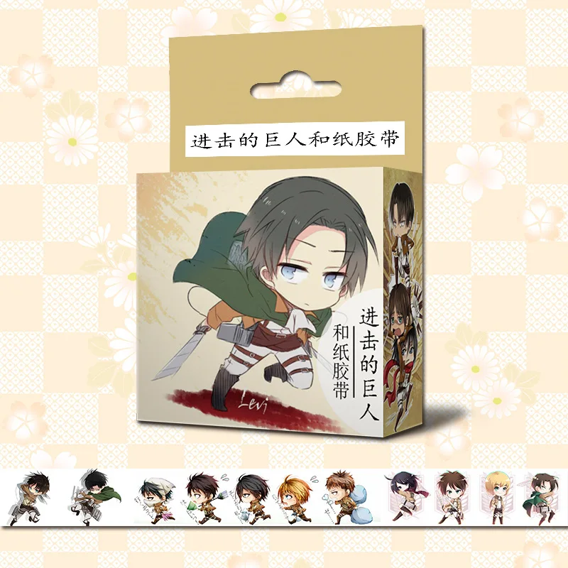 

1.5cm*5m attack on titan Shingeki no Kyojin Anime Washi Tape Adhesive Tape DIY Scrapbooking Sticker Label Masking Tape