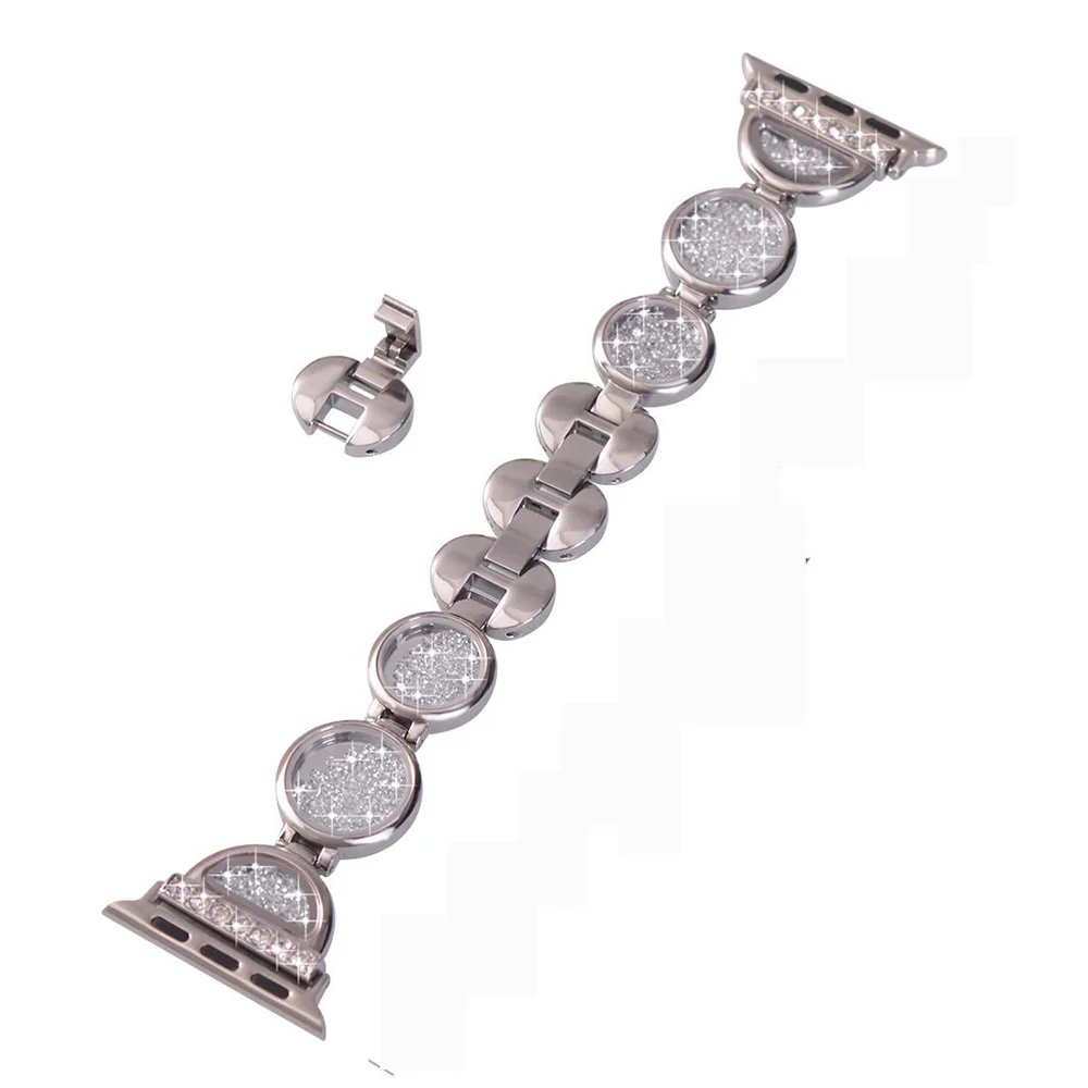 Metal strap For Apple watch UItra 8 7 49mm 45mm 41mm exquisite smart watch wristbands For iwatch 6 5 4 3 SE 44mm 42mm 40mm 38mm