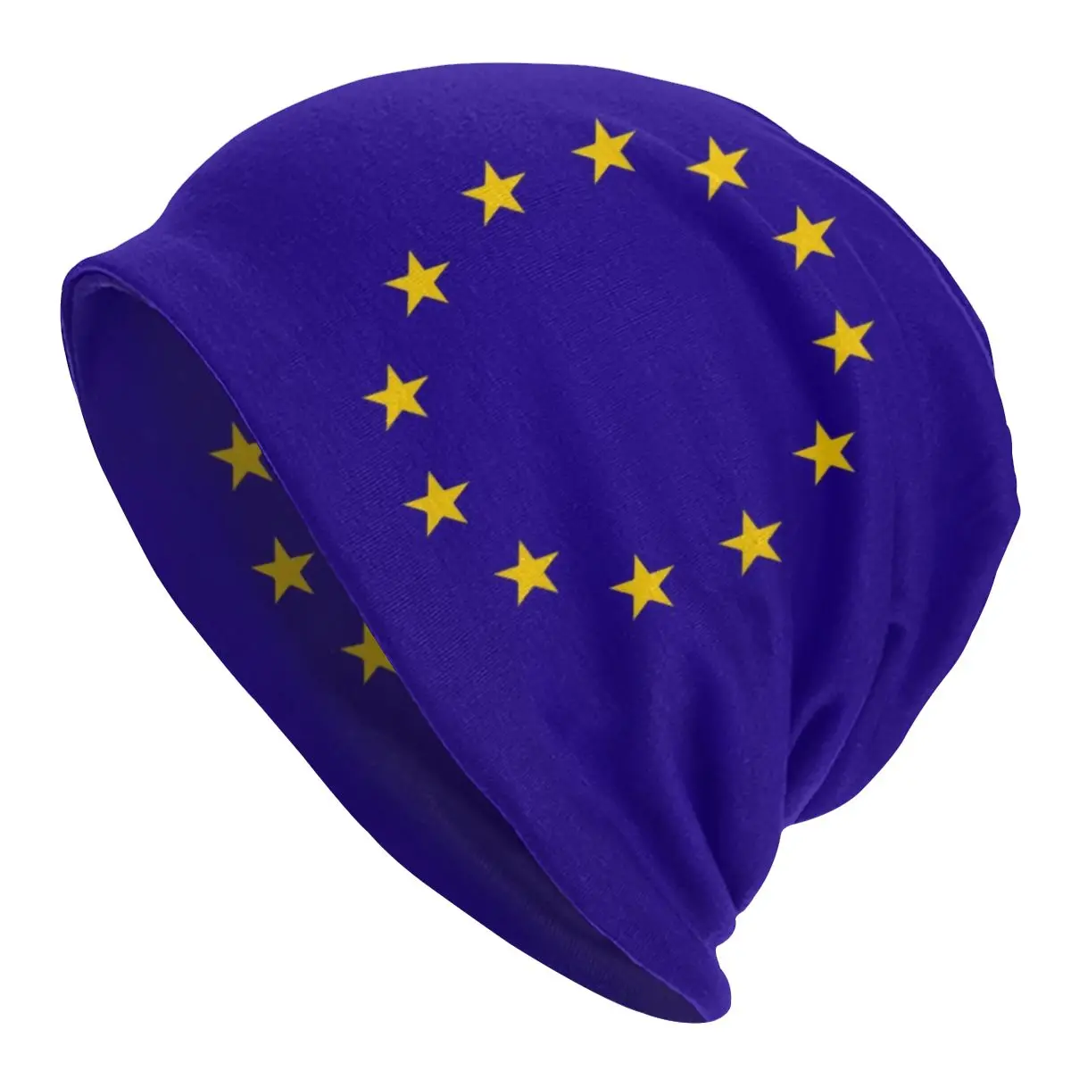 

EU European Union Flag Bonnet Homme Fashion Knitted Hat For Men Women Winter Warm Beanies Caps