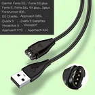 USB-кабель для зарядки и передачи данных для Garmin Fenix 5 5S 5X 6 6X 6S, компактный легкий шнур 1 м для зарядного устройства Garmin Vivoactive3CAME