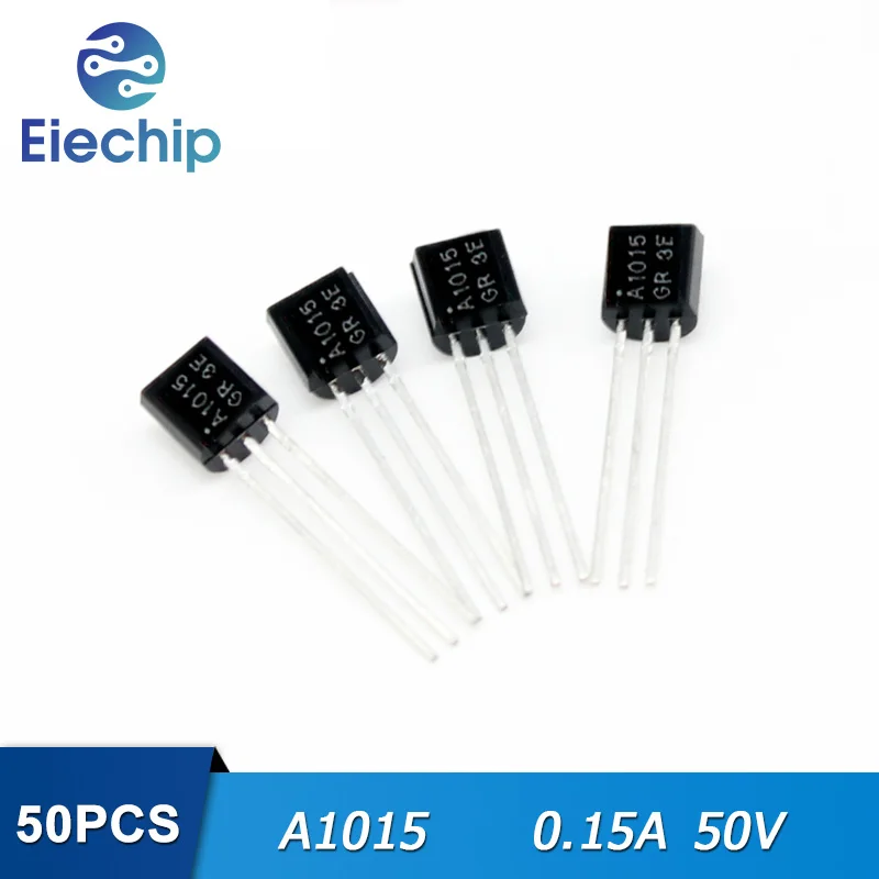 

50PCS/lot 2SA1015 A1015 Transistors TO-92 0.15A 50V PNP New Original