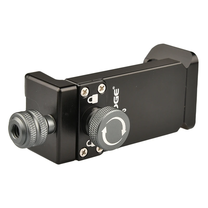 

Smartphone Holder Clamp Tripod Mount With Standard Arca Swiss Mount Triple 1/4-Inch Threads Cold Shoe Mount For Video