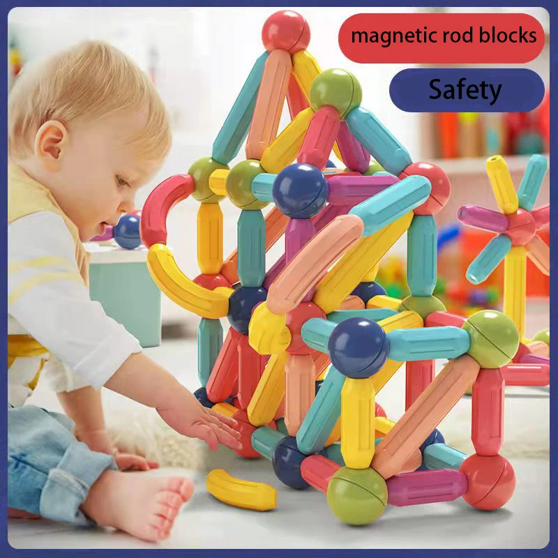 

3D Magnetic Stick Set Construction Set Designer Building Blocks Educational Toys Kids Constructor Bricks Toys For Children Gift