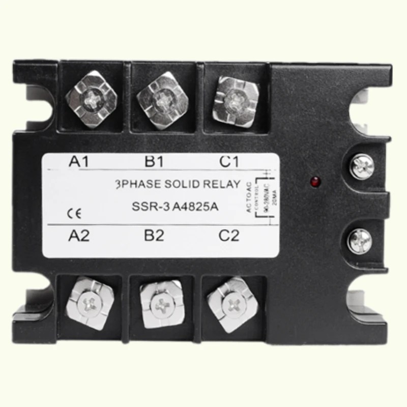 

TSR-40DA SSR-40DA трехфазное твердотельное реле постоянного тока 5-32 В, входное управление, переменный ток 90 ~ 480 В, выходная нагрузка 40 А, 3-фазное SSR, высокая мощность DA4840