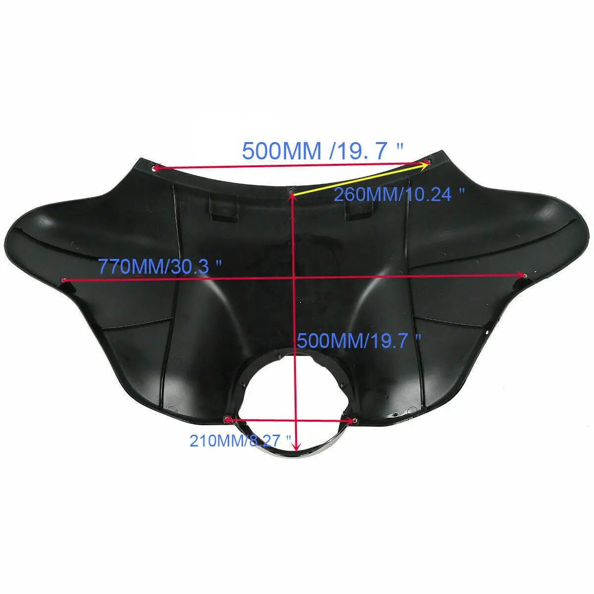 KEMIMOTO Batwing Inner Fairing Cowl Speedometer Cover For Electra Road Glide 1996-2009 2010 2011 2012 2013 New |