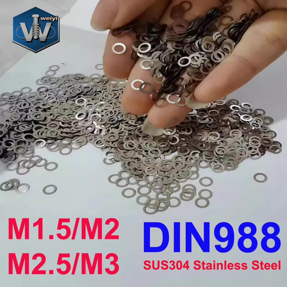 

Weiyi регулировочные шайбы из нержавеющей стали M1.5 M2 M2.5 M3