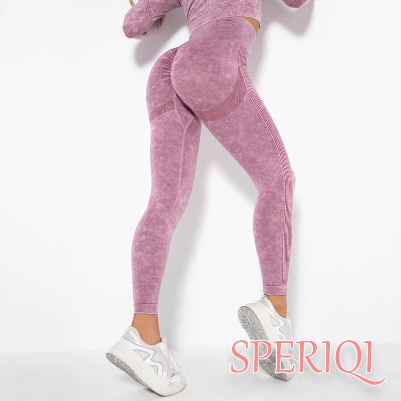 Speriqi Butt' Lift Curves Breathable Gym Yoga Leggings Women Peach Buttocks Pants Stretch Sport Casual Fit Workout Tight Fitness