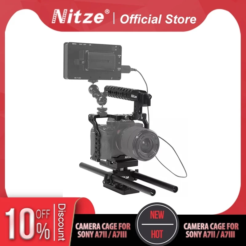 

Клетка NITZE для камеры серии SONY A7II/A7III-STK03B