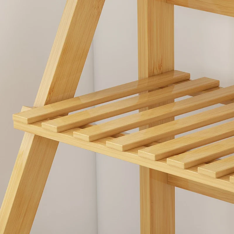 3-х уровневый бамбуковый горшок для растений полка лестница садовая стойка