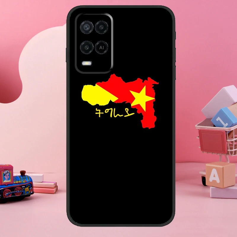 Фото Чехол с флагом Tigray для Oppo A78 A38 A18 A98 A58 A60 A80 A40 A96 A76 A16 A94 A74 A54 A15 A17 A57 A77 A5 Pro №3