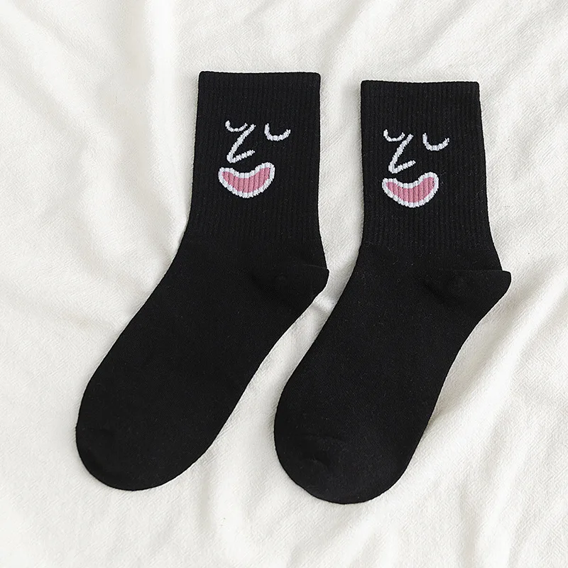 1 Pair Funky Harajuku Trend Women Candy Colors Casual Funny Socks Girl Kawaii Socks Korea Unisex Surprise Mid Women Crew Socks