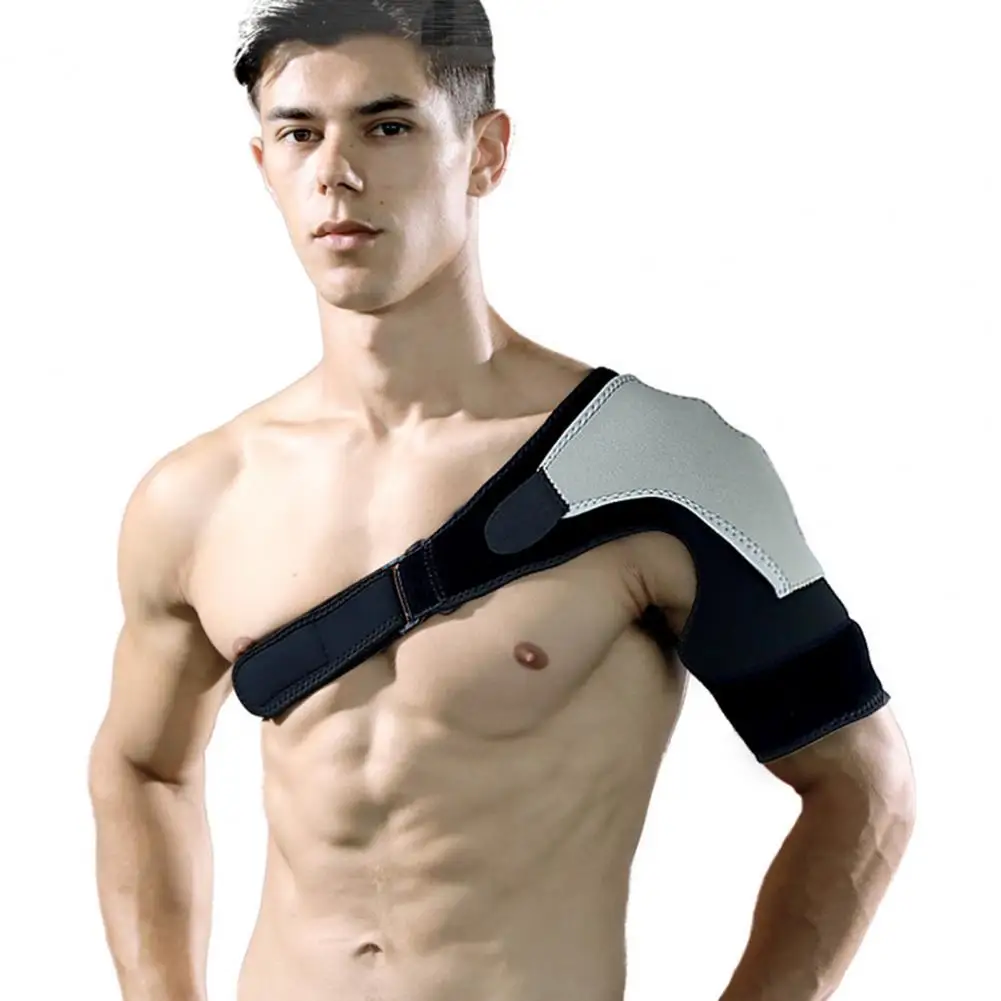 

Sturdy Shoulder Guard Breathable Thickened Padded Adjustable Shoulder Brace Support Shoulder Belt Wrap Shoulder Brace