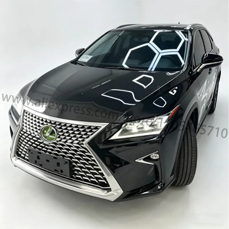 Фото Хромированная передняя решетка для Lexus RX300, RX200t, RX450h 2016-2019 годов, обновленный стиль 2020 года №4