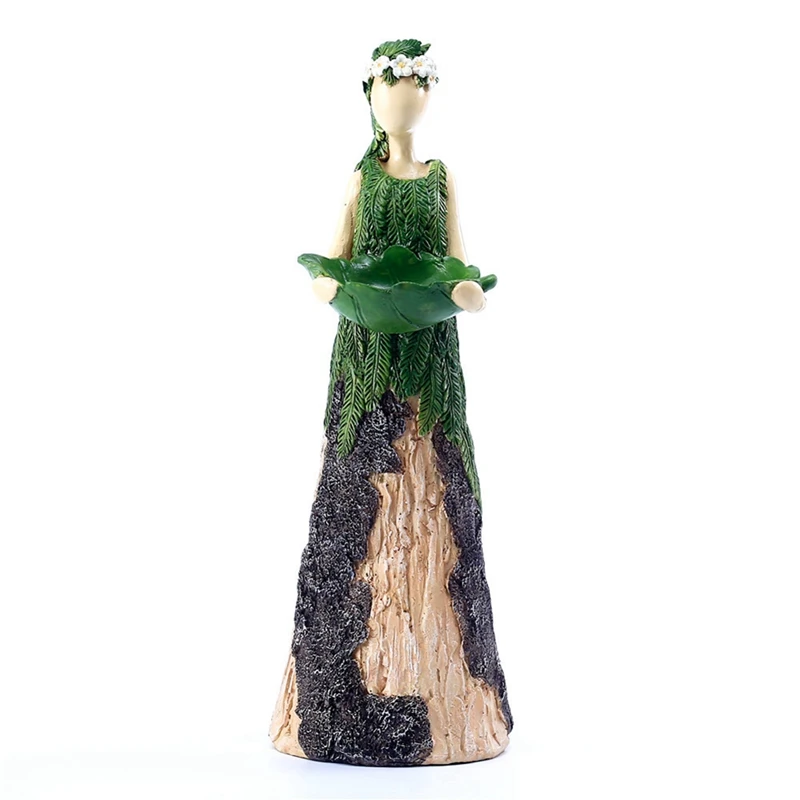 Креативное полимерное украшение статуэтка феи кормушка для птиц двора сада