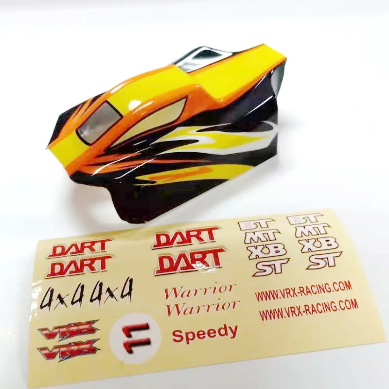 1/18 Масштаб ПВХ автомобильный корпус для багги VRX R0145 подходит Racing rc автомобиль