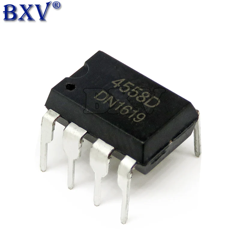 Новый интегральный чипсет JRC4558 DIP 4558 4558D JRC4558D DIP-8, 10 шт.