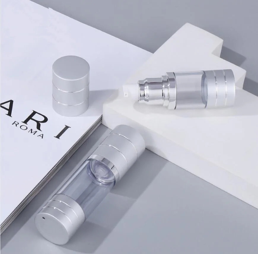 80 мл пластиковая алюминиевая бутылка с безвоздушным насосом электронная