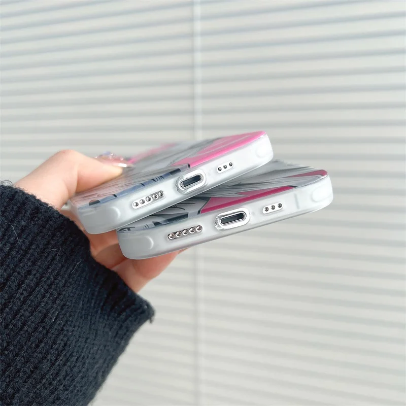 Роскошный лазерный чехол Gokus с аниме драконами шариками для телефона iPhone 15 14 13 12 11