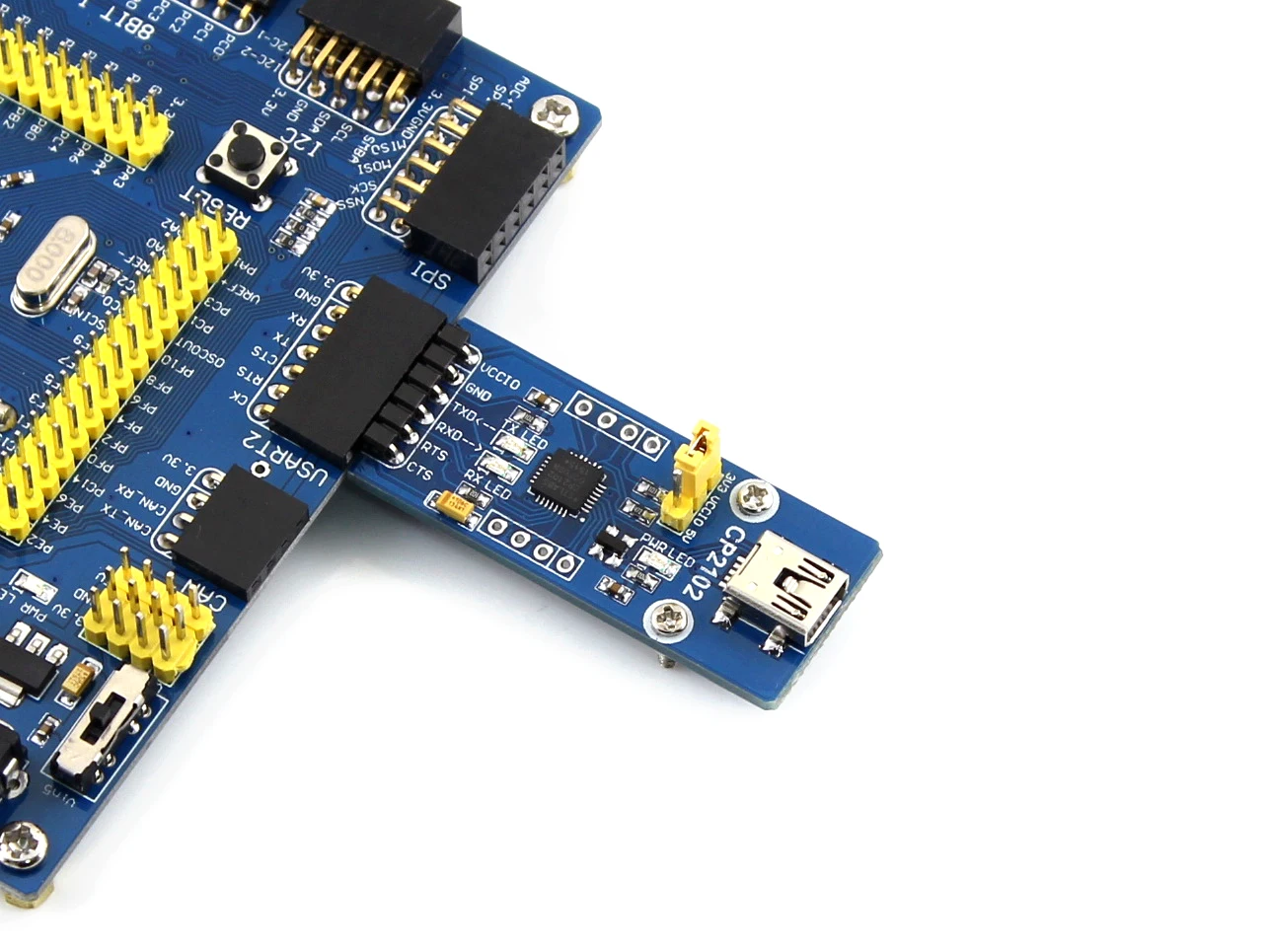 Модуль Waveshare CP2102 USB-UART, мини-разъем USB поддерживает Mac ...
