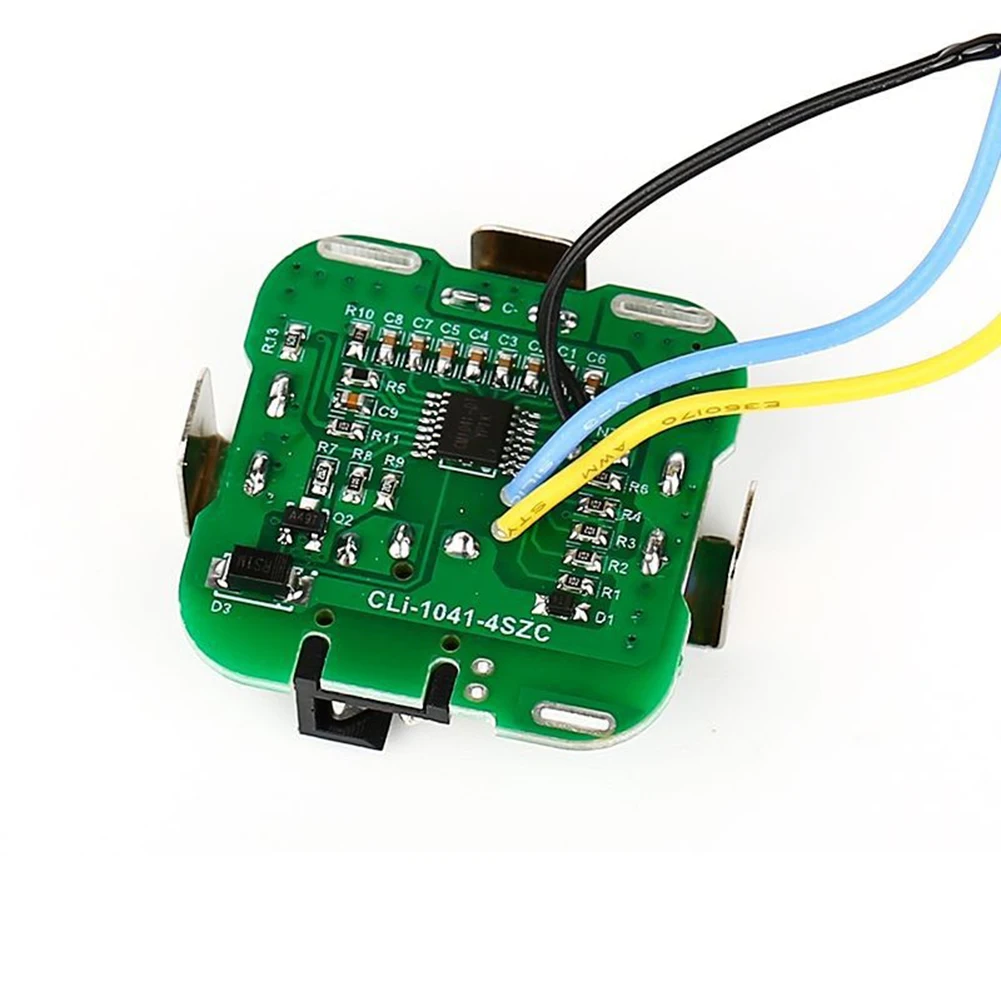 

Lithium Battery Charging Protection Board Plastic Green BMS 4S 14.8V Lithium Battery Charging Protection Board Dual MOS Power