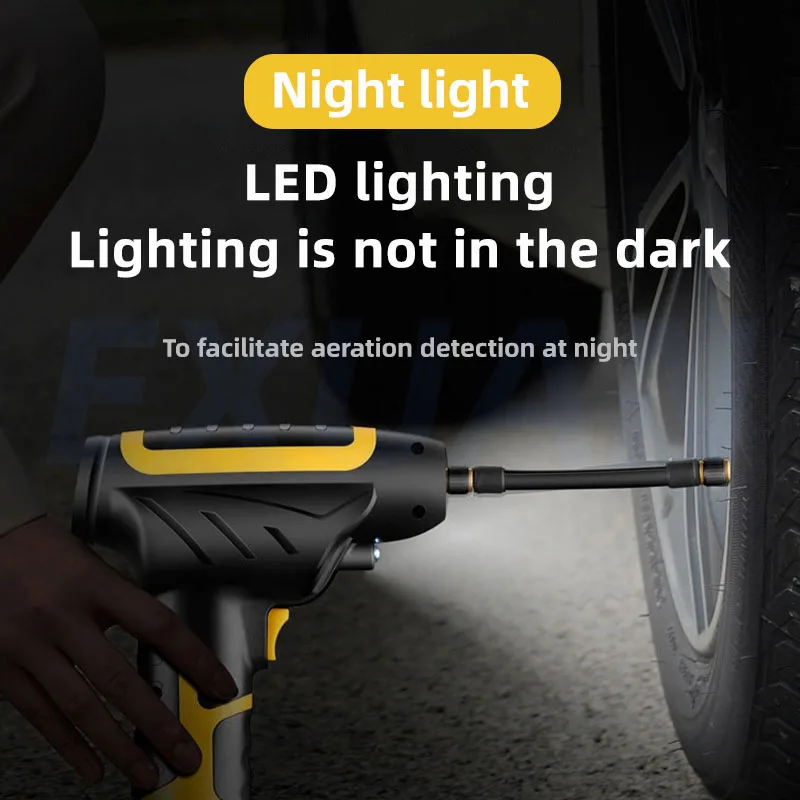 Wireles Автомобильный насос для мотоциклов ручной воздушный компрессор 120 Вт