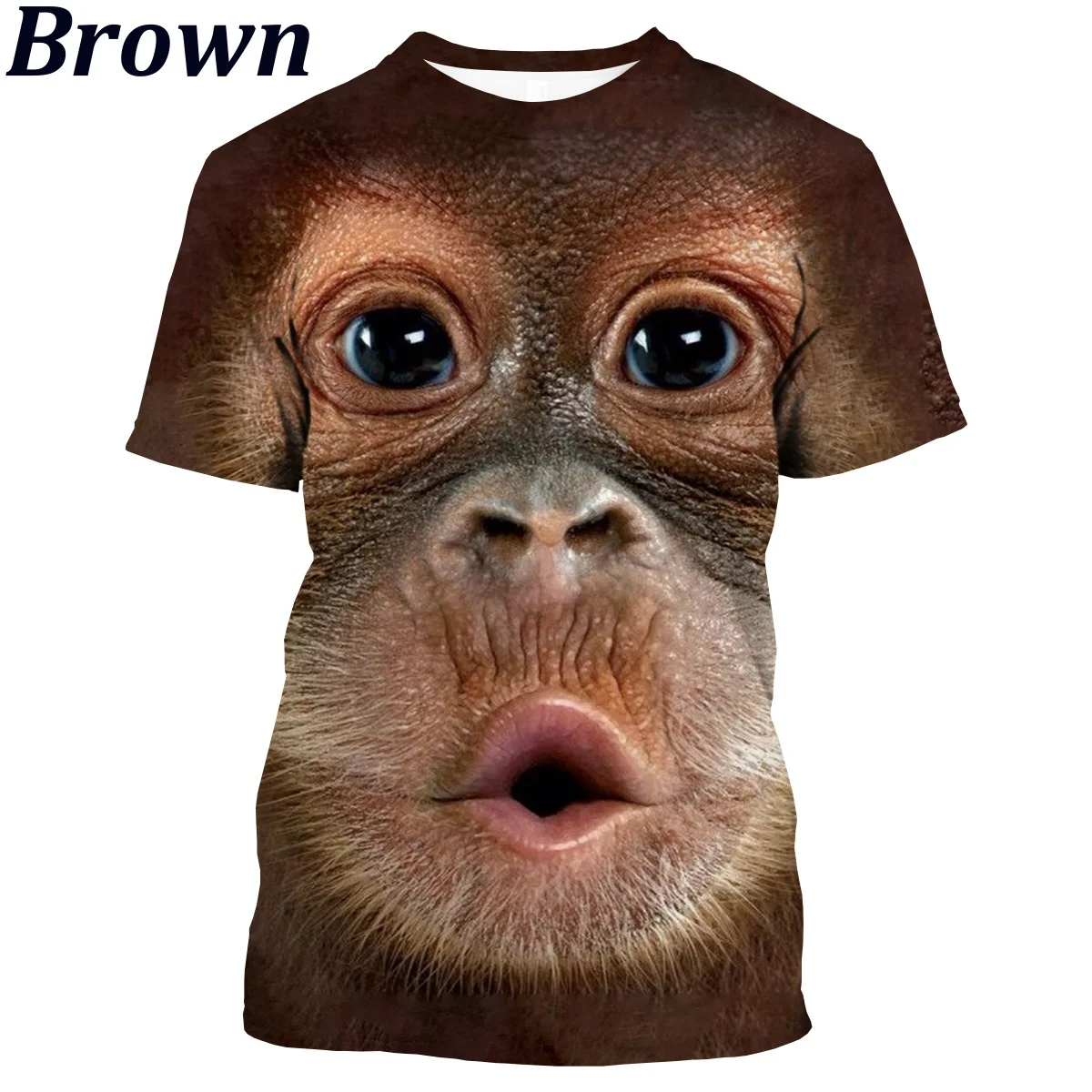 

Funny T Shirt Summer Funny Graphic Animal Fashion New Spoof Gorilla Funny Monkey Men's Women Unisex Personality 3D Printed T-Shi