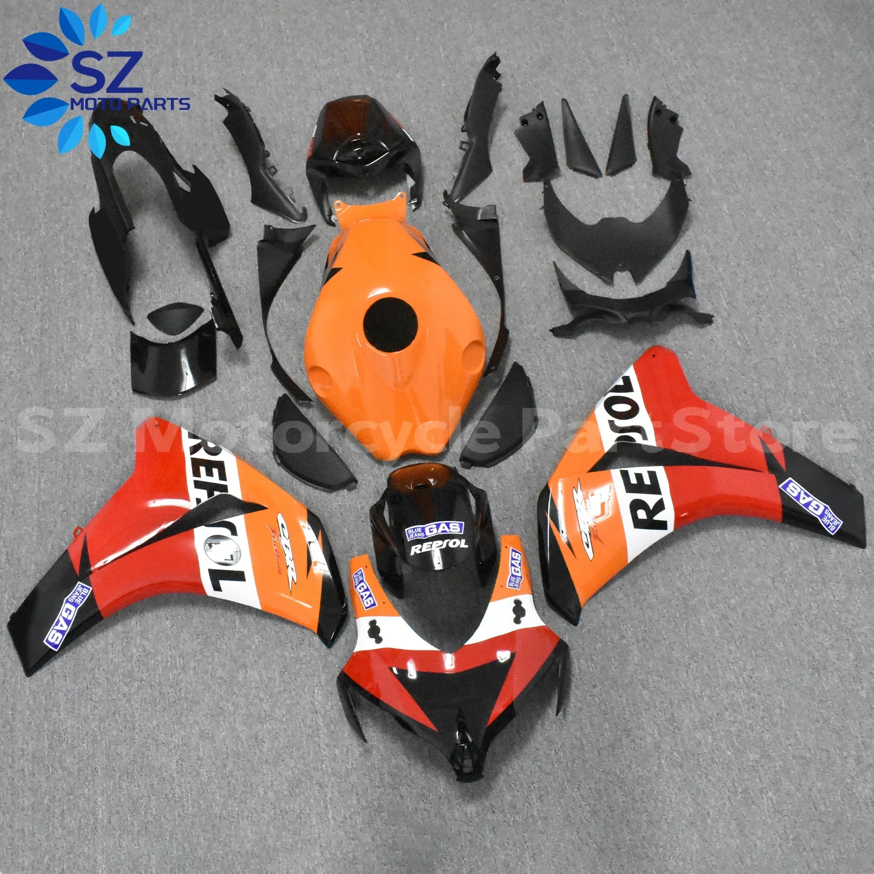 Фото Новый комплект обтекателей из АБС-пластика, подходящий для HONDA CBR1000RR 2008 2009 2010 2011 08 09 10 11 Комплект кузова №2