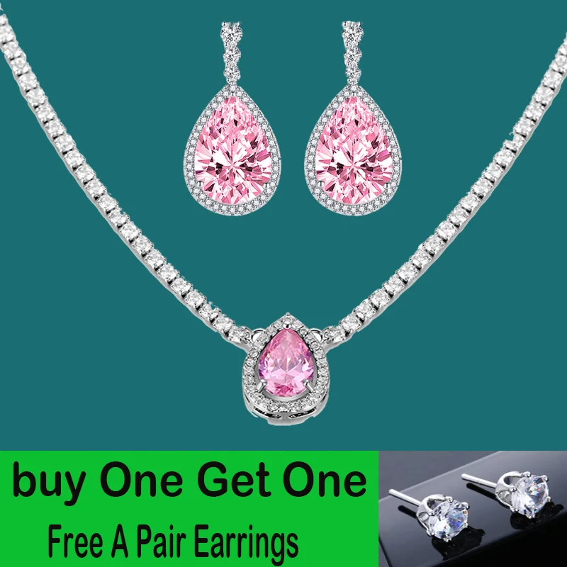 

Комплект из колье и серёг, из серебра 925 пробы